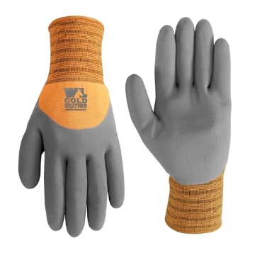 Picture of WELLS LAMONT 555L Wells Lamont Men's Thermal Latex-Coated Winter Grip Work Gloves, Large (555L) (EA)