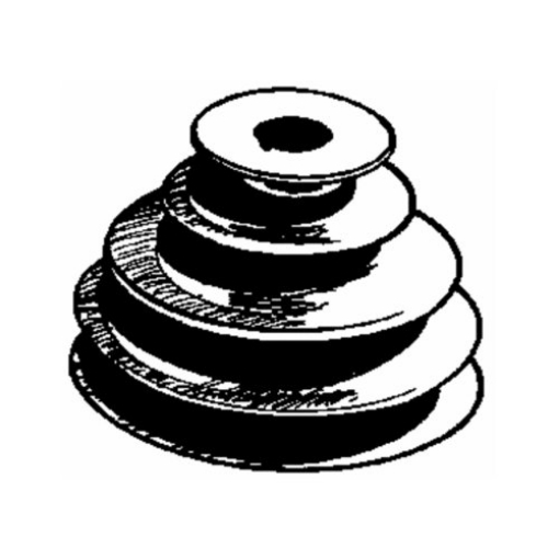 Picture of CHICAGO DIE CAST 1416 Chicago Die Casting Bore V-Groove 4 Step Pulley, 5/8" (EA)