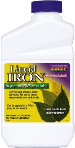 Picture of BONIDE PRODUCT 299 Bonide Liquid Iron Plus 0-0-0 Mineral Supplement For All Grass Types 2.75 lb. (EA)