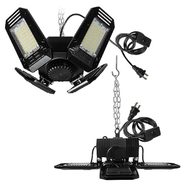 Picture of MAXLITE INC GL-054UB50 MaxLite LED Garage Light with Cord, 54W 120V, 5000K, Black Finish (EA)