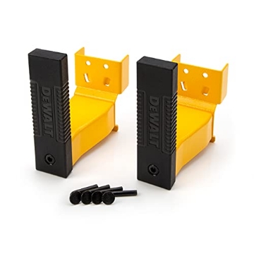 Picture of DEWALT(R) 41600 DEWALT Cord Minder Bracket 2-Piece Storage Rack Accessory Set, Compatible with 4 and 6-foot Storage Racks, 50-lb Load Capacity for Set, Spring-Loaded, Locking Pins Included, Powder-Coated (EA)