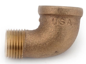 Picture of Andersen 738116-12 Anderson Metals 738116-12 3/4-Inch Low Lead Brass 90-Degree Angle Street Elbow, 0.75 Inch (EA)