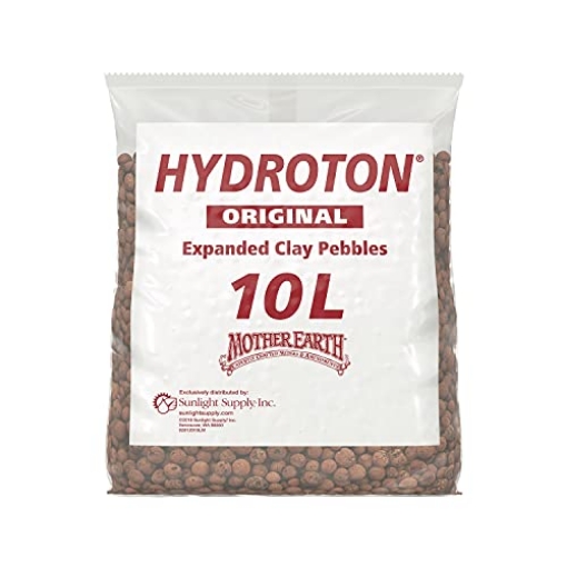 Picture of HYPONEX CORPORATION HGC714112 Hydroton Original Clay Pebbles - 10 Liter | Lightweight Expanded Clay Aggregate Made in Germany (EA)
