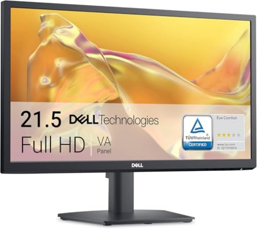 Picture of DELL MONITORS SE2225H  Dell SE2225H 21.5 Inch Full HD (1920x1080) Monitor, 75Hz, VA, 5ms, VESA (100x100mm), HDMI, VGA, 1 Year Warranty, Black (EA)