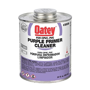 Picture of OATEY CO 30806 Oatey 32 OZ Purple Primer/Cleaner (30806) (12/each), 1 Quarts (Pack of 1), No Color, 32 Fl Oz (EA)