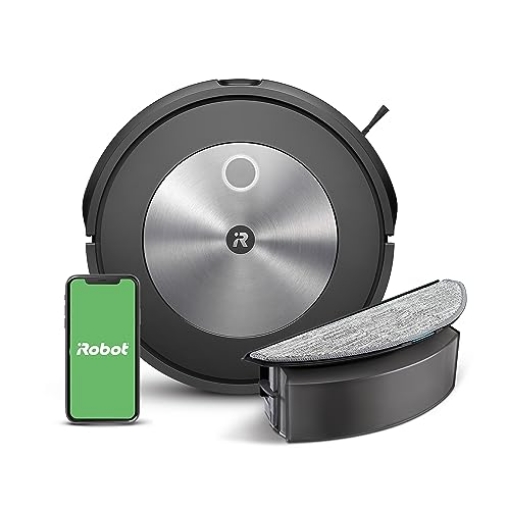 Picture of IROBOT CORPORATION J517020 iRobot Roomba Combo j5 Robot Vacuum and Mop with Dirt Detect Technology, 4-Stage Cleaning System, and Alexa, Siri, and Google Assistant-Enabled Cleaning (EA)