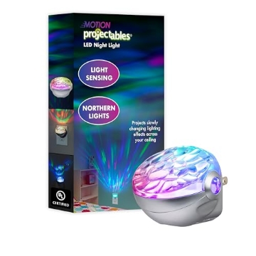 Picture of JASCO(R) 30404 Projectables Northern Lights LED Projection Night Light with Moving Atmospheric Effects, 30404, Aurora Borealis Motion Effects Project Onto Wall and Ceiling (EA)