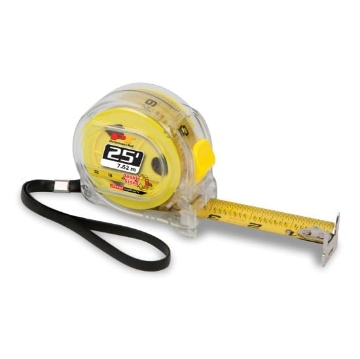 Picture of Performance Design Products W5041 8 Pack Performance Tool W5041 25' Clear Tape Measure (PK-8-EA)