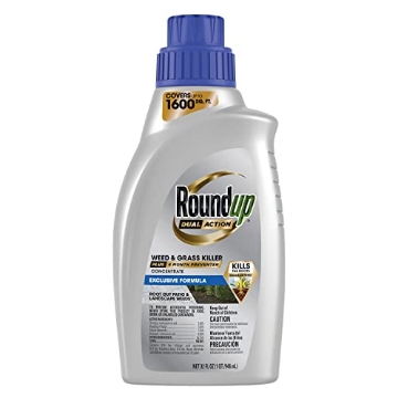 Picture of THE SCOTTS MIRACLE-GRO COMPANY 5376906 Roundup Dual Action Weed & Grass Killer Plus 4 Month Preventer Concentrate, 32 fl. oz. (PK-6-EA)
