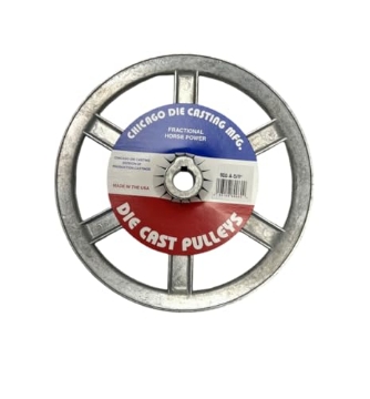 Picture of CHICAGO DIE CAST 800A6 Chicago Die Cast 800A6 8 in. Dia. 5/8" Bore Zinc Single V Grooved Pulley (EA)