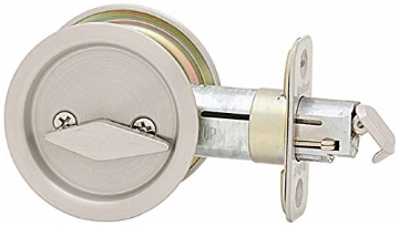 Picture of Kwikset 93350-024 Kwikset 335 Round Privacy Bed/Bath Pocket Door Lock (EA)
