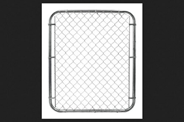 Picture of Yard Machines Mtd 3283ADJ48 Yard Gard 48 in. H 12 Gauge Galvanized Silver Metal Chain Link Fence Gate (EA)