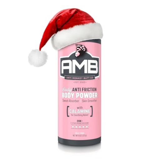 Picture of ANTI MONKEY BUTT 816800 Anti Monkey Butt Body Powder for Women - Talc-Free Sweat & Chafing Relief with Calamine - Hypoallergenic Formula - 8 oz (EA)