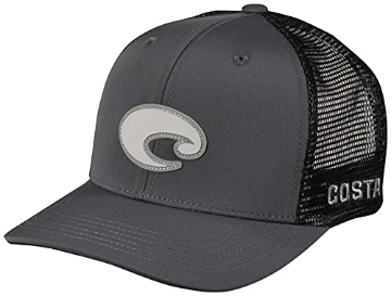 Picture of COSTA FQS900226-25RU Costa Del Mar Mens Core Performance Trucker Cap, Grey, One Size US (EA)
