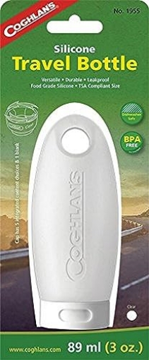 Picture of COGHLAN S LTD 1955 Coghlan's Travel Bottles, Refillable, Leakproof, BPA-Free, Compact Silicone Containers for Toiletries, TSA-Approved for Carry-On, Portable and Durable for Travel or Camping, Clear (EA)