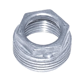 Picture of SIGMA ENGINEERED SOLUTIONS 49001 Sigma Electric, 1 Count (Pack of 1), Gray Sigma Engineered Solutions ProConnex 49001 Rigid Reducing Bushing 3/4-Inch to 1/2-Inch Conduit Fitting, 1-Pack (EA)