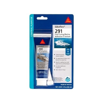 Picture of SIKA CORP 610568 Sikaflex-291 White - Multifunctional Adhesive & sealant for Boats - Marine use - Resists Weathering and Aging - 3 fl. oz. Tube (EA)