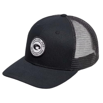 Picture of COSTA FQS900219-001U Costa Del Mar Medallion Trucker Hat, Black, One Size (EA)