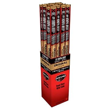 Picture of JCK 10000029376 Jack Links Original Beef Stick 1.84 oz. Pegged - Case of: 24;24 (PK-24-EA)