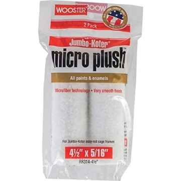 Picture of WOOSTER RR314-4 1/2 Wooster Micro Plush Microfiber 5/16 in. x 4-1/2 in. W Mini Paint Roller Cover 2 pk (PK-12-EA)