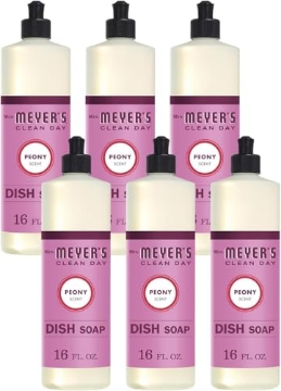 Picture of Mrs Meyers 70060 MRS. MEYER'S CLEAN DAY Liquid Dish Soap, Peony, 16 fl. oz - Pack of 6 (PK-6-EA)