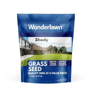 Picture of WONDERLAWN WLSHD3LB Barenbrug Wonderlawn Shady Grass Seed Mix for Lawn Care and Landscaping, 3 lbs. Bag (EA)