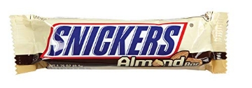 Picture of MARS 10004 Snickers Almond Chocolate Bar (401050) 1.76 oz (Pack of 24) (PK-24-EA)