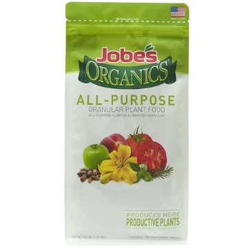 Picture of Jobes 09526 Jobe’s Organics Granular All Purpose Fertilizer, Easy Plant Care Fertilizer for Vegetables, Flowers, Shrubs, Trees, and Plants, 4 lbs Bag (EA)