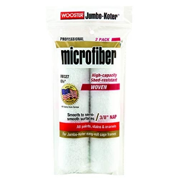 Picture of WOOSTER RR327-6 1/2 Wooster Brush RR327-6 1/2 Microfiber Jumbo-Koter 3/8 Inch Nap 2 Pack, 6 1/2 Inch (EA)