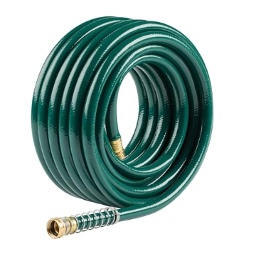 Picture of Gilmour 864001-1020 Gilmour 5/8" x 100' Heavy Duty Flexogen Water Hose, Flexible Garden Hose for Vegetable Gardens, Flower Beds, and Lawn Sprinklers, Green (EA)