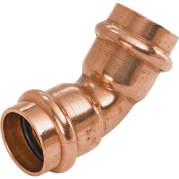 Picture of NIBCO INC 9042900PCCP NIBCO 4010331 0.75 x 0.75 in. Press Wrought Copper 45 deg Elbow - Pack of 10 (EA)