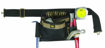 Picture of CLC 1245 Custom Leathercraft Unisex 1245 Tool Bag, Black/Tan, 6-Pocket US (EA)