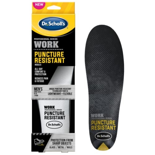 Picture of SCHOLLS CO 90000332 Dr. Scholl's Professional Series Work Puncture Resistant Insoles, Men's 8-14, Trim to Fit (EA)