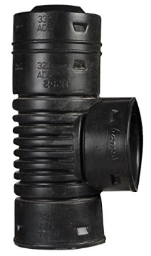 Picture of ADVANCE DRAINAGE SYSTEMS 0341AA Advanced Drainage Systems 0341AA Blind Tee, 3", No Color (EA)