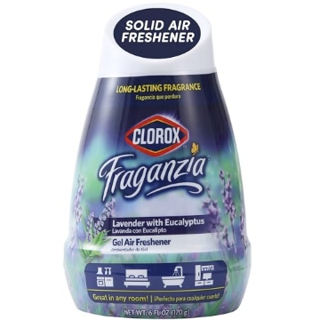 Picture of CLOROX(R) BBP28473 Clorox Fraganzia Gel Air Freshener Cone, Lavender Scent - No-Plug, Battery-Free Air Freshener for Small Rooms, Closets, Kitchens, Bathrooms, Offices and More, 6 Ounce (EA)