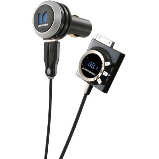 Picture of Monster Protectors 123892-00 Monster iCarPlay Wireless 250 FM Transmitter with AutoScan for iPod and iPhone FM Transmitter/Charger-A IP FM-CH 250 (EA)
