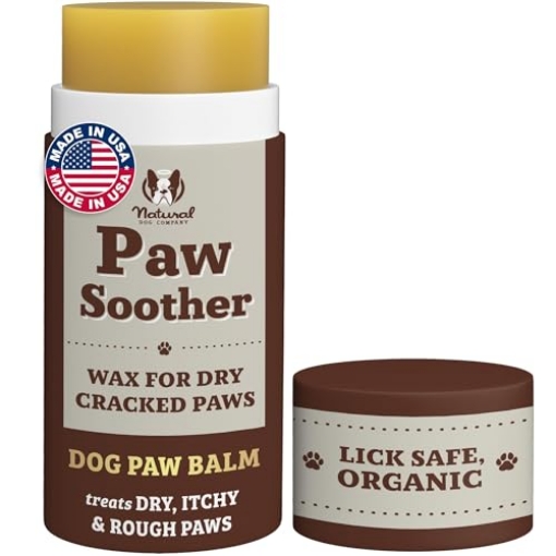 Picture of ELEMENTS BRANDS LLC BA-PAWS-2S Natural Dog Company Paw Soother Balm & Wax 2 oz Stick – Nourishing Paw Care with Coconut & Hempseed Oils + Calendula – Soothes Dry, Cracked Pads – Lick-Safe & Weather Protective (EA)