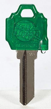 Picture of Giant International SC1GREEN Giant Concepts LLC Keylights House Key Blank w/Flashlight Single Sided for Fits Schlage SC1/Bald - Case of: 1010 (PK-10-EA)