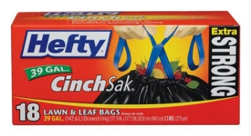 Picture of Hefty E8-6720 TRASH BAG CNCH39GL 18CT (PK-6-EA)