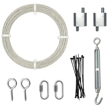 Picture of BELLE LUCI BLHRDSMST Holiday Bright Lights Belle Luci String Light Hanging Kit - Professional Outdoor Patio Light Hardware Set (EA)