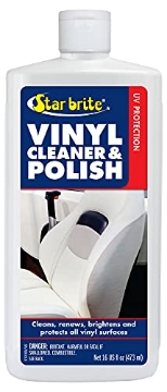Picture of Star Micronics, Inc 091016P STAR BRITE Vinyl Cleaner, Polish & Protectant - Cleans, Renews, Brightens & Protects All Vinyl Surfaces - Marine Grade Polish & UV Protectant - 16 OZ (091016P) (EA)