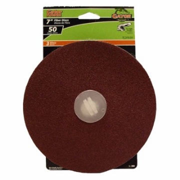 Picture of GATOR 3082 Gator 7 in. Aluminum Oxide Center Mount Fiber Disc 50 Grit Coarse 3 pk (PK-5-EA)