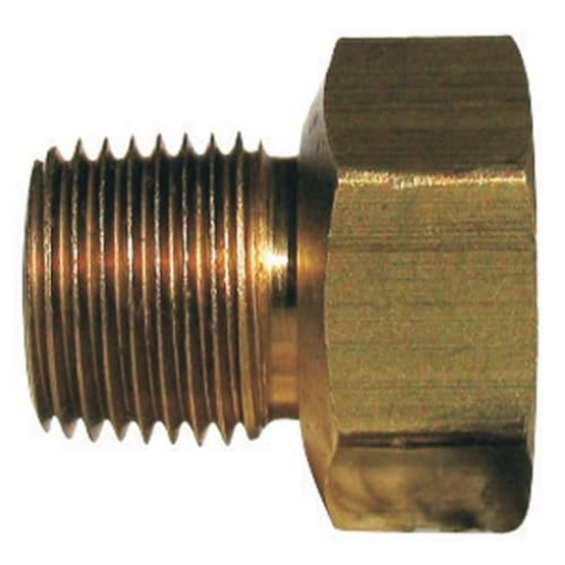 Picture of JMF COMPANY 4367751 JMF 5/16 in. Flare x 1/8 in. Dia. Male Brass Inverted Flare Adapter (EA)