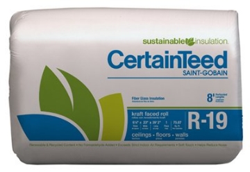 Picture of CERTAINTEED LLC CT90115 R19 23"x39' Kraft Roll (EA)