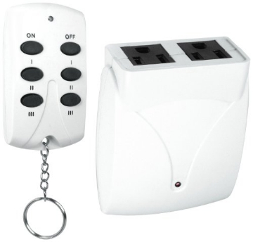 Picture of Prime TNRC23PK-RC Prime Wire & Cable TNRC23PK 3PK Remote Control Power System with 2 Outlets (EA)