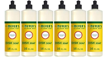 Picture of Mrs Meyers 17423 MRS. MEYER'S CLEAN DAY Liquid Dish Soap, Cruelty Free Formula, Honeysuckle Scent, 16 oz- Pack of 6 (PK-6-EA)