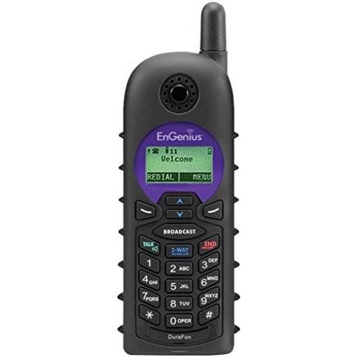 Picture of EnGenius DURAFON-SIP-HC EnGenius Technologies DURAFON-SIP-HC 900 Mhz Radio Frequency, 1-Handset Landline Telephone, Black (EA)