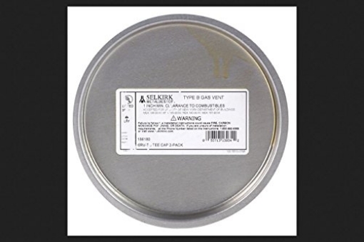 Picture of Selkirk 186180 Selkirk 6 in. x 6 in. x 6 in. Aluminum/Galvanized Steel Stove Pipe TeeTee CapFlow TeeChimney Pipe TeeStove Vent TeeStandard Gas Vent Tee (PK-2-EA)