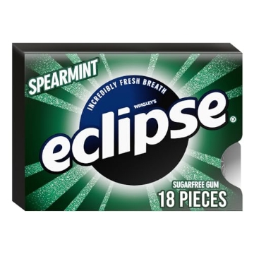 Picture of ECLIPSE 113701 Eclipse Spearmint Sugarfree Gum, Single Pack (18 Pieces) (PK-8-EA)