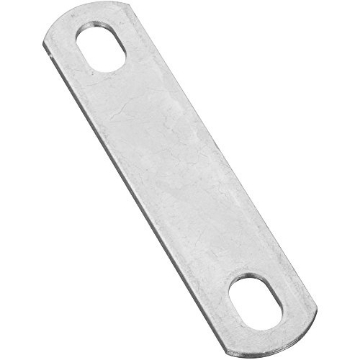 Picture of National/Spectrum Brands N222-331 National Hardware N222-331 2191BC U Bolt Plate in Zinc plated, 3/8X3 (EA)